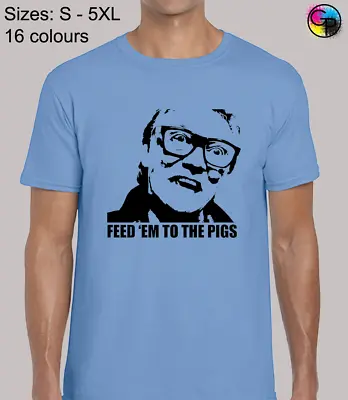 Buy Feed Em To The Pigs Mens T Shirt Bricktop Quote Snatch Gangster Classic Film • 7.99£
