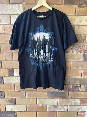 Buy Evanescence Size XL American Rock Band Y2K The Open Door Concert Tour T Shirt • 56.89£