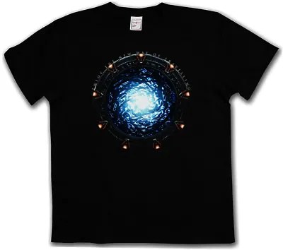 Buy STARGATE PORTAL T-SHIRT - Movie SG-1 Atlantis TV Serie Infinity Stargate T-Shirt • 21.54£