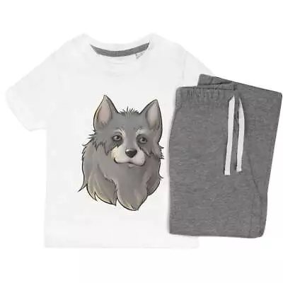 Buy 'Grey Wolf Head' Kids Nightwear / Pyjama Set (KP027832) • 14.99£