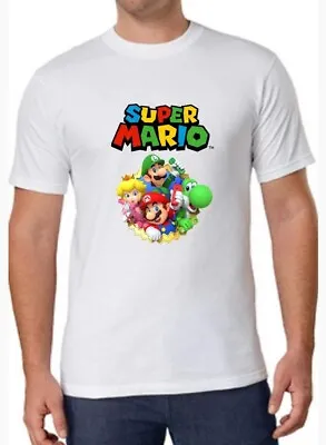 Buy (SUPER AMAZING - SUPER MARIO-t Shirts (men's & Boys) By Steve • 7.75£