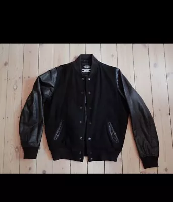 Buy Dickies Varsity Jacket S/M Leather • 80£