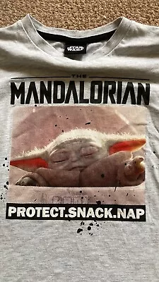 Buy Star Wars Mandalorian Baby Yoda T-Shirt Age 5-6 Yrs • 3.99£