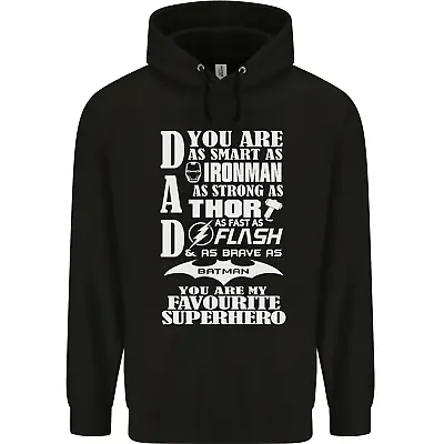Buy Dad My Favourite Superhero Fathers Day Mens 80% Cotton Hoodie • 24.99£