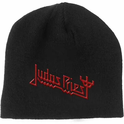 Buy Judas Priest Fork Logo Beanie Hat NEW OFFICIAL • 12.49£