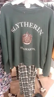 Buy Harry Potter House Slytherin Pyjama Set UK Size Small 10-12 • 20.99£