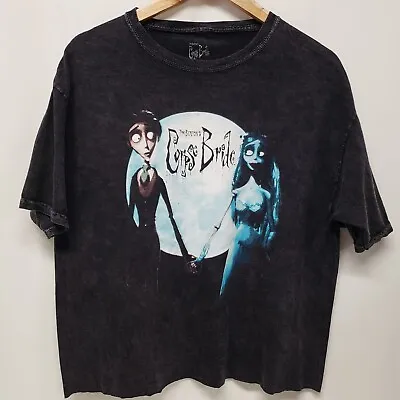 Buy Corpse Bride By Tim Burton Cropped S/S T-Shirt Size Extra Large NWOT • 14.19£