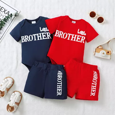 Buy Toddler Baby Boys Outfits Set Kids Short Sleeve TShirt Pants Top Holiday Clothes • 8.19£