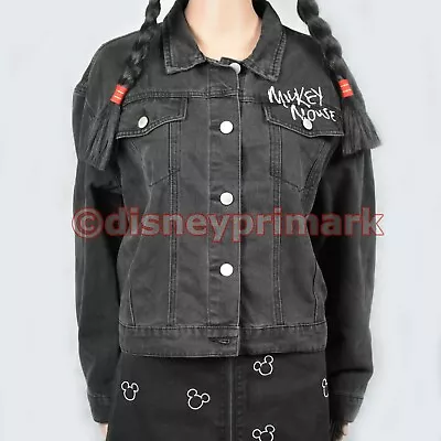 Buy DISNEY Official MICKEY MOUSE Denim SKIRT Or JACKET Minnie Logo Ears Jeans Black • 49.99£