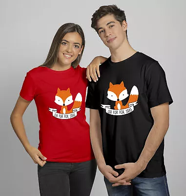 Buy Oh For Fox Sake Couples T Shirt Funny Cute Animal Matching Couple Tee Top • 11.99£