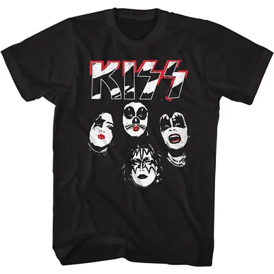 Buy Kiss Band Member Head Shot Photo Adult T Shirt Metal Music Band Merch • 41.76£