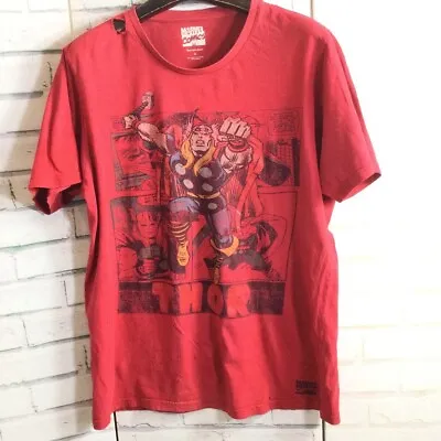 Buy Vintage Marvel Comics T -Shirt Red Thor 2011 Mens Size X Large • 14.99£