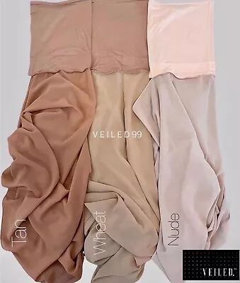 Buy NEW*Premium Quality Chiffon One-piece Instant Hijab Scarf Jersey Tube Bonnet Eid • 7.95£