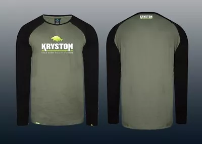 Buy Kryston Longsleeve Raglan With Logo Sweater Sweater Hoodie Long Sleeve Fishing Sweater • 25.95£