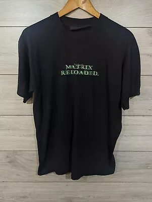 Buy The Matrix Reloaded Movie Graphic Mens Shirt Vintage Film T-Shirt M Warner Bros • 39.99£