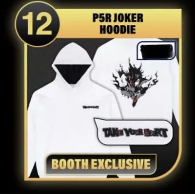 Buy Anime Expo 2022 Persona 25th P5R Joker Hoodie Atlus Booth Exclusive  Size Medium • 69.49£
