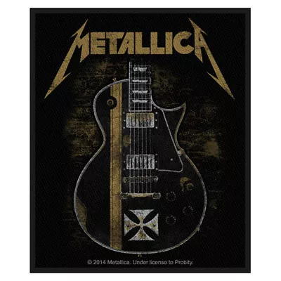 Buy Metallica Hetfield Guitar Sew-on Cloth Patch  100mm X 78mm   (rz) • 3.99£