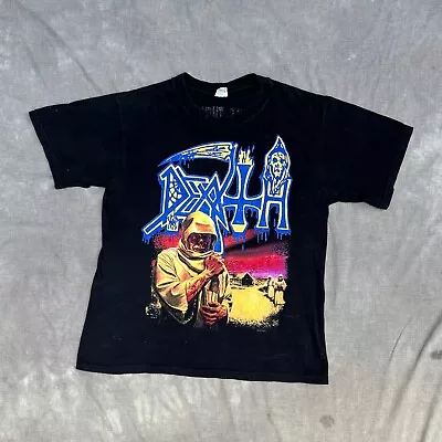 Buy Death Leprosy 2006 Vintage Shirt Mens Medium Black Cotton Metal Band Tour Adults • 65.08£
