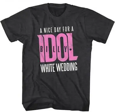 Buy Billy Idol It's A Nice Day For A White Wedding Adult T Shirt Punk Music Merch • 40.39£