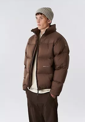 Buy Parel Studios Como Down Jacket Size XL Brown Puffer Jacket RRP £429 • 300£