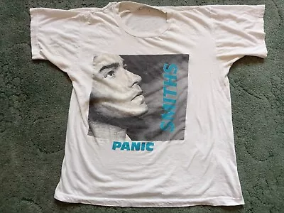 Buy The Smith Band T Shirt Panic, Size L Original To 1980s • 7.99£