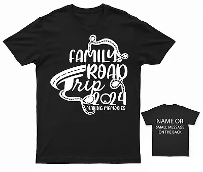 Buy Family Road Trip 2024 Making Memories T-Shirt Personalised • 13.95£