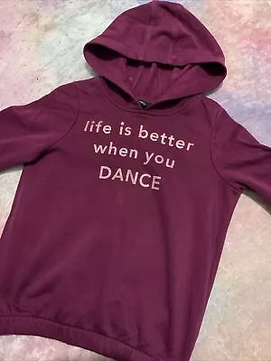 Buy Girls Age 6-7 “LIFE IS BETTER WHEN YOU DANCE” Hoodie • 2.50£