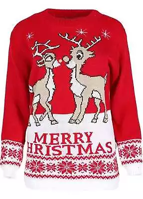 Buy Unisex Novelty Merry Christmas Deer Reindeer Jumper • 50£