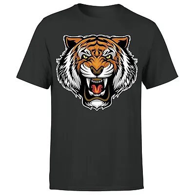Buy Tiger Head Cool   Tee Top  Mens TShirt#P1#OR#A • 9.99£