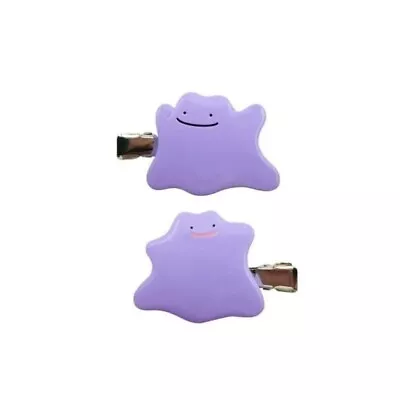 Buy Pokemon Ditto Hair Clip Japan- Anime Style Clothing - Set Of 2 Clips • 14.99£