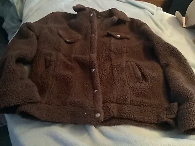 Buy Boohoo Teddy Bear Jacket Size 12 • 5£