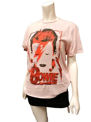 Buy New David Bowie Aladdin Sane Unisex Screen Print Cotton T Shirt -medium 42  • 8.99£