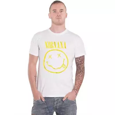 Buy Nirvana Yellow Grunge Smile T Shirt • 16.95£