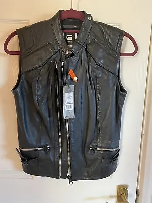 Buy G Star Raw Leather  jacket Size S Women • 40£
