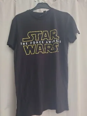 Buy Star Wars The Force Awakens UK Size Small Black T-Shirt BNWT • 8£