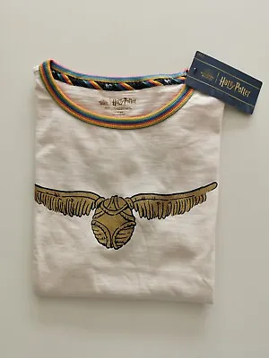 Buy M&S KIDS HARRY POTTER GOLDEN SNITCH - Print T-shirt, Age 10-11 Or 12-13 Years • 6.99£