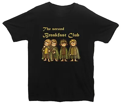 Buy The Second Breakfast Club Printed T-Shirt (Lord Of The Rings Inspired)  • 13.50£
