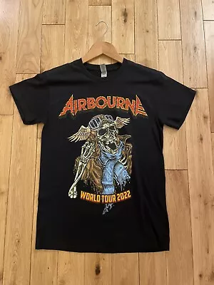 Buy Airbourne 2022 World Tour T-Shirt Size Small Band T-Shirt • 15.97£
