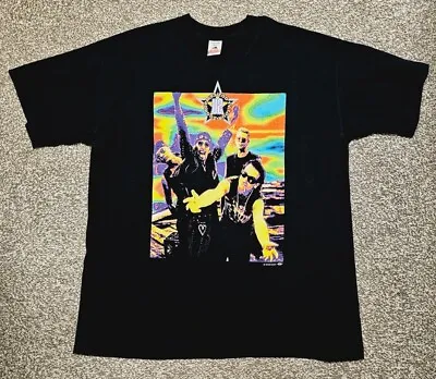 Buy 1993 U2 Zooropa 93 Zoo TV Tour Band T-Shirt Vintage 93 Size XL VGC • 49.99£