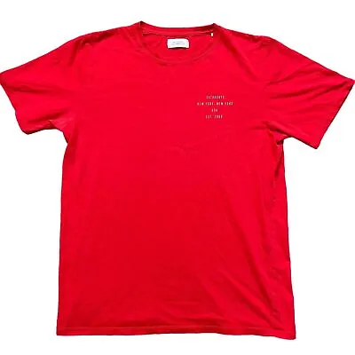 Buy Saturdays NYC T Shirt Medium Mens Red Oi Polloi • 18£