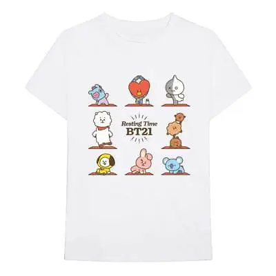 Buy Bt21 Resting Time Official Tee T-Shirt Mens • 15.99£