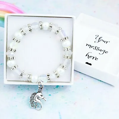 Buy Unicorn Bracelet, Fairy Tale Jewellery, Little Girls Gifts, Birthday Present • 9.49£