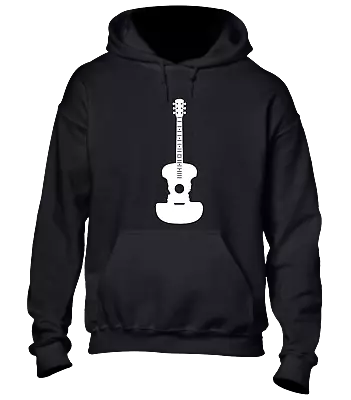 Buy Acoustic Guitar Hoody Hoodie Funny Cool Music Musician Design Band Cool Top • 16.99£