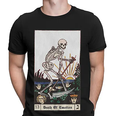 Buy Death Skeleton Tarot Card Aesthetic Gothic Tumblr 90s Vintage Mens T-Shirts #6ED • 9.99£