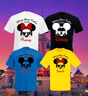 Buy PERSONALISED Disneyworld Florida 2024 T-Shirt,Minnie Mickey Unisex Adult Kid Tee • 13.99£