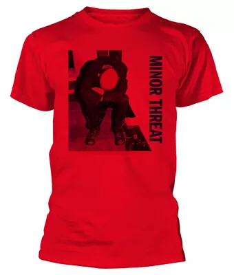 Buy Minor Threat LP Red T-Shirt - OFFICIAL • 17.69£