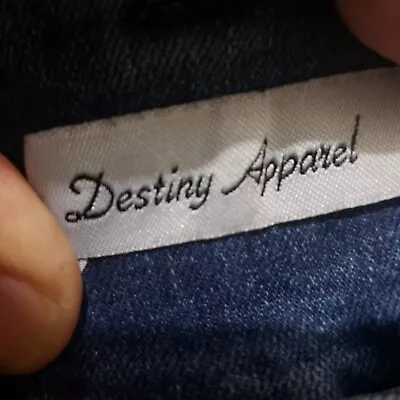 Buy Destiny Apparel  Women's Size  7 Wash Blue Denim Jeans P23 • 10.42£