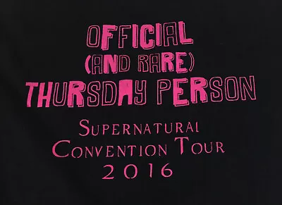 Buy Supernatural Convention Rare Thursday People Shirt 16 Las Vegas SPN CON SEE INFO • 14.17£