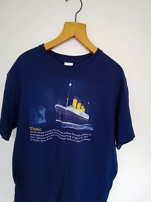 Buy Mens Titanic Tshirt Large Y2k Rare • 9.20£