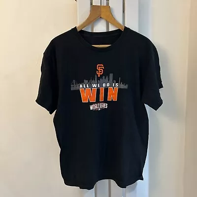 Buy MLB San Francisco Giants Baseball T Shirt - 2014 World Series - Black - Size L • 4.99£